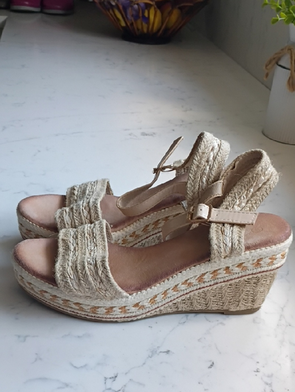 SHIBEVER ESPADRILLES WEDGES